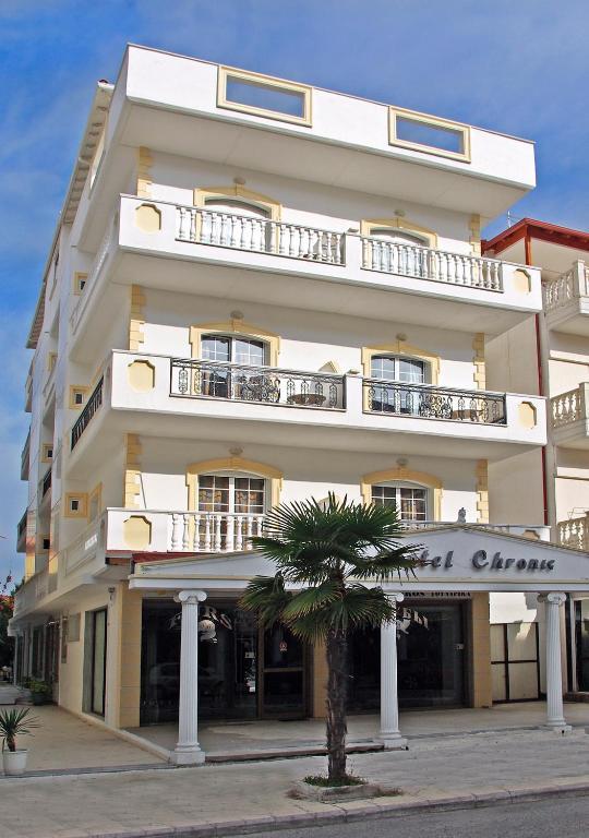 Hotel Chronis Paralía Exterior foto